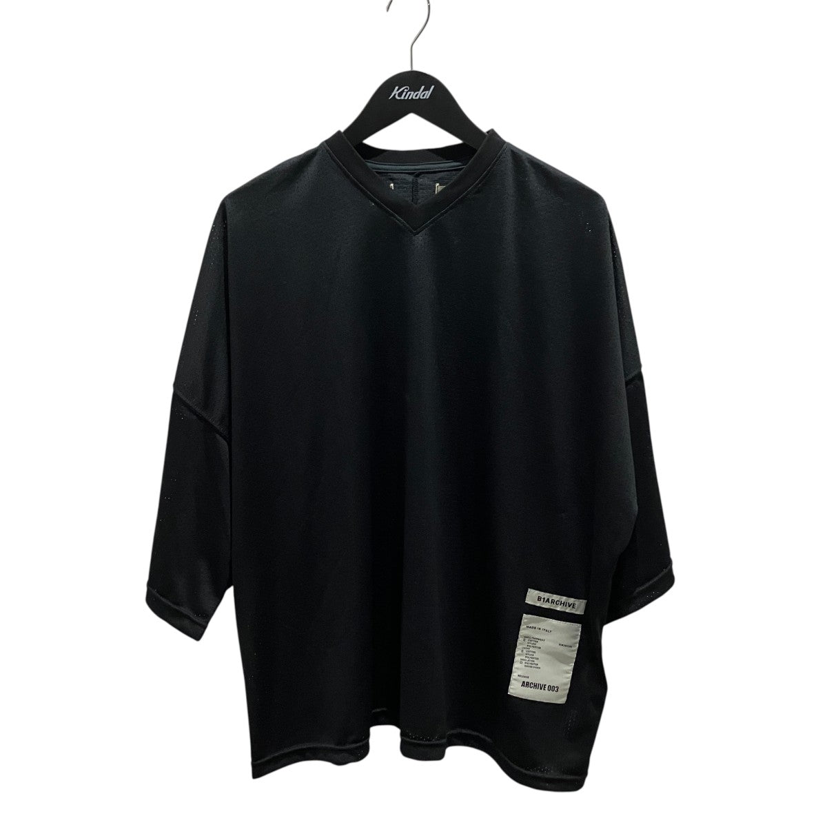 B1ARCHIVE S／S FOOTBALL JERSEYメッシュカットソーB1A8041-001 古着・中古-1枚目のアイテム画像