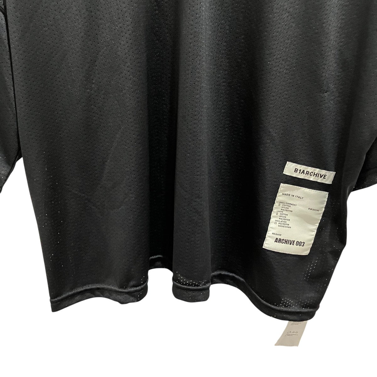 B1ARCHIVE S／S FOOTBALL JERSEYメッシュカットソーB1A8041-001 古着・中古-4枚目のアイテム画像