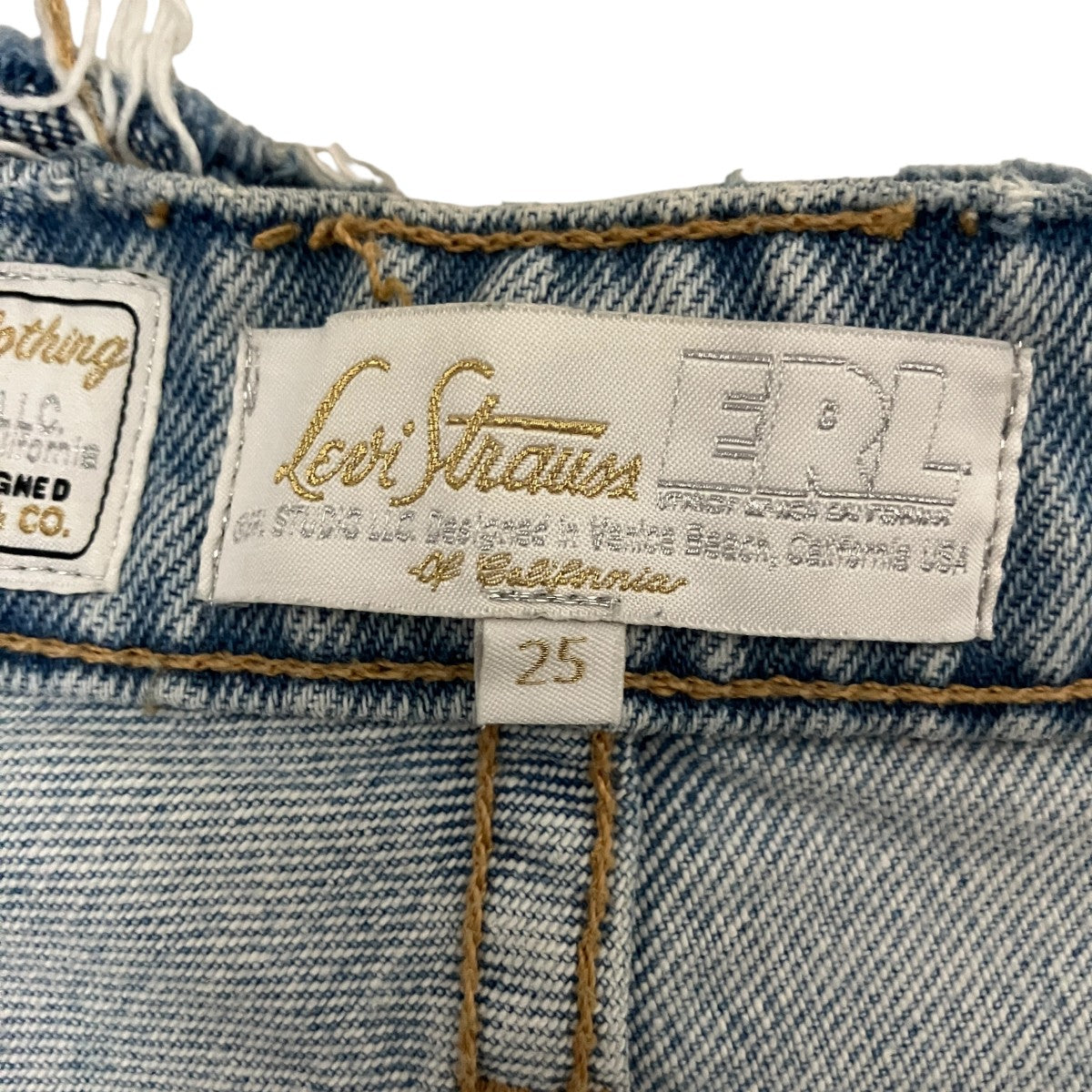 ERL×LEVI’S フレア ライトインディゴPO-A5428-0001 古着・中古-6枚目のアイテム画像