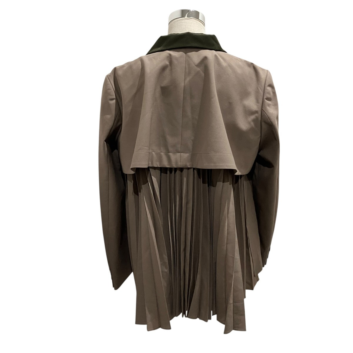 sacai Suiting Mix Jacketダブルジャケット23-06755 古着・中古-2枚目のアイテム画像