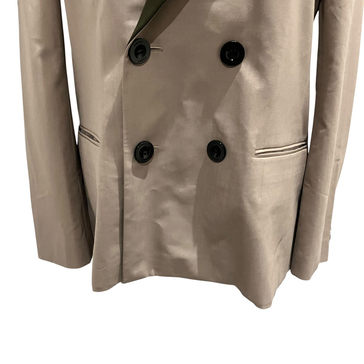 sacai Suiting Mix Jacketダブルジャケット23-06755 古着・中古-4枚目のアイテム画像