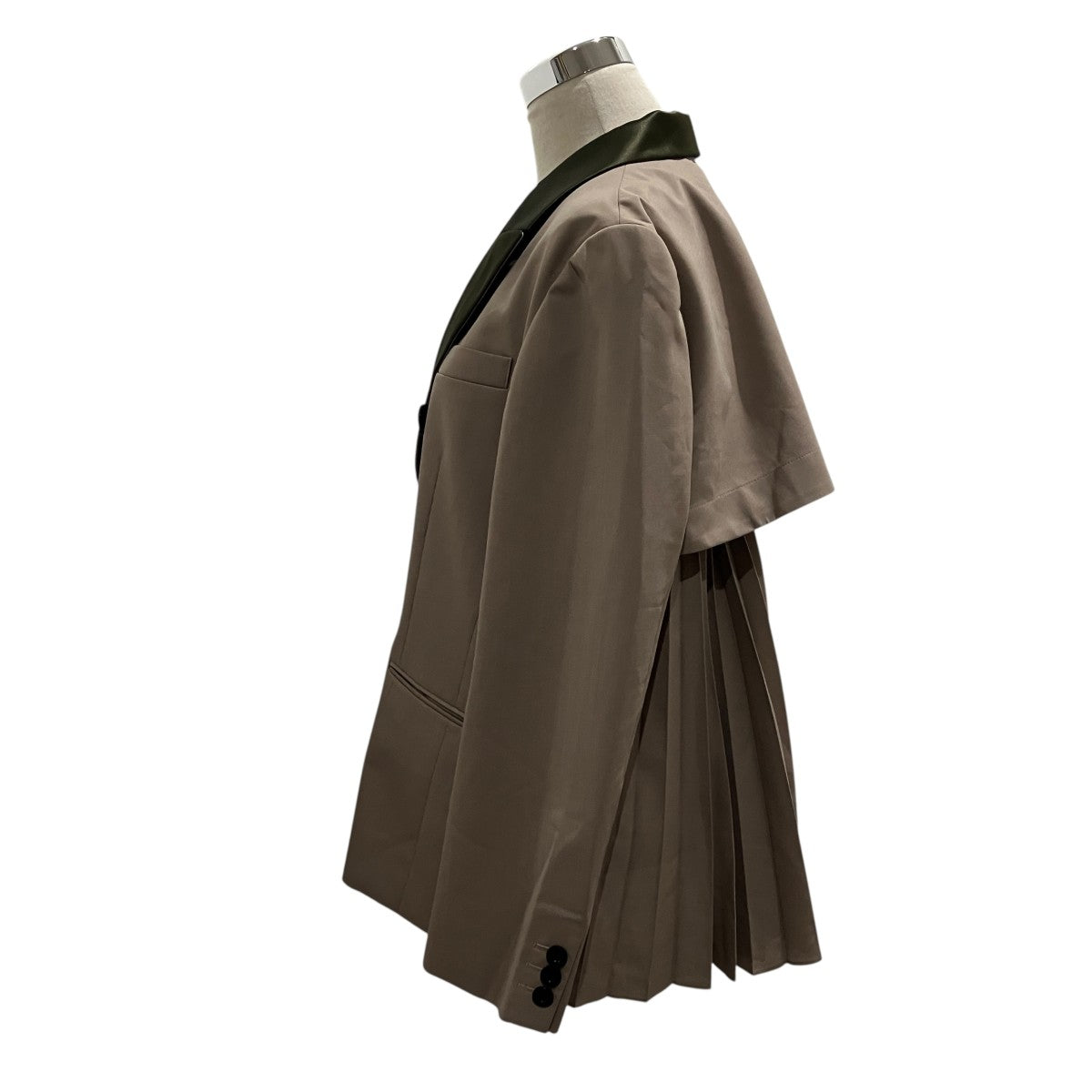 sacai Suiting Mix Jacketダブルジャケット23-06755 古着・中古-5枚目のアイテム画像