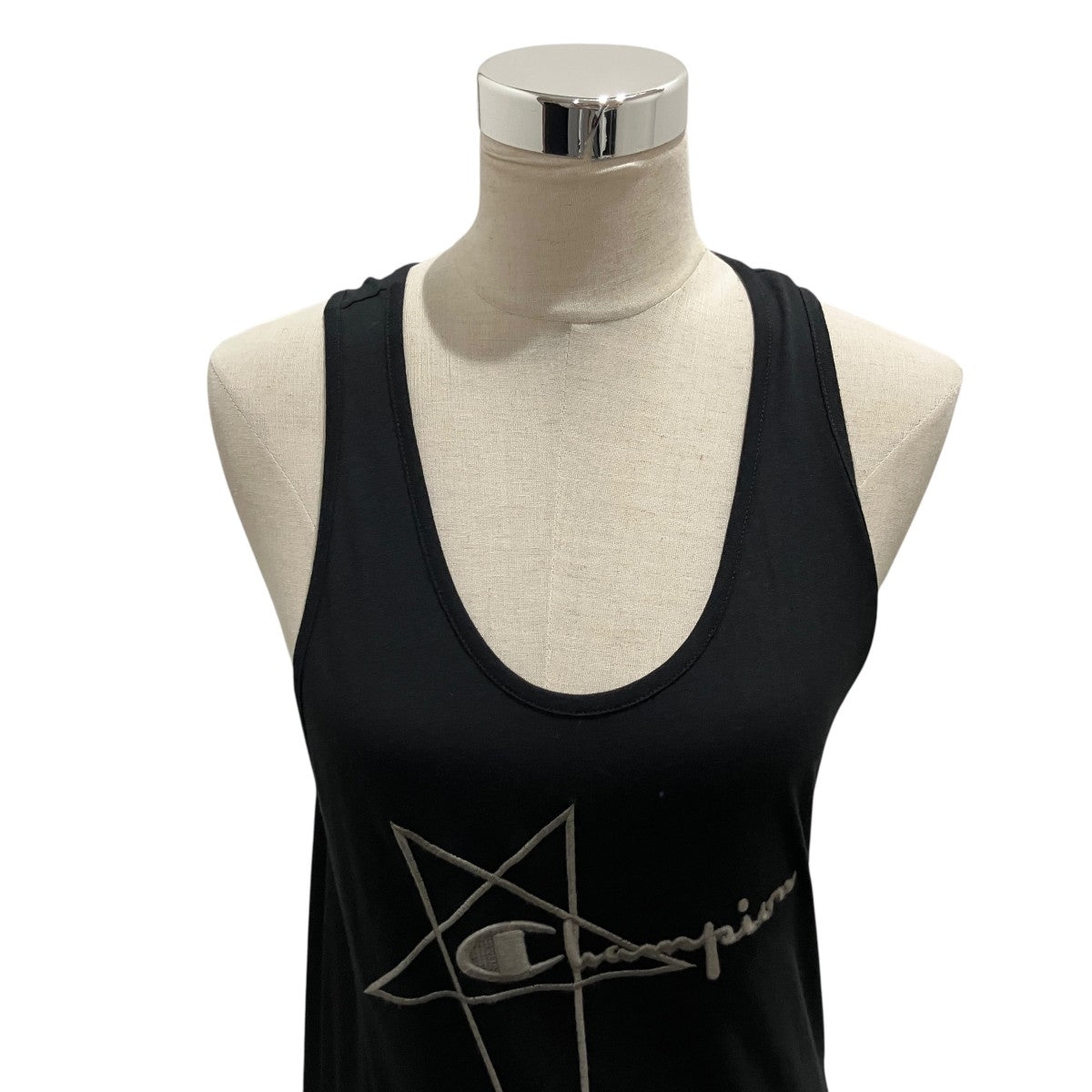 RICK OWENS×Champion ノースリーブロングカットソーCW01D7599 古着・中古-3枚目のアイテム画像
