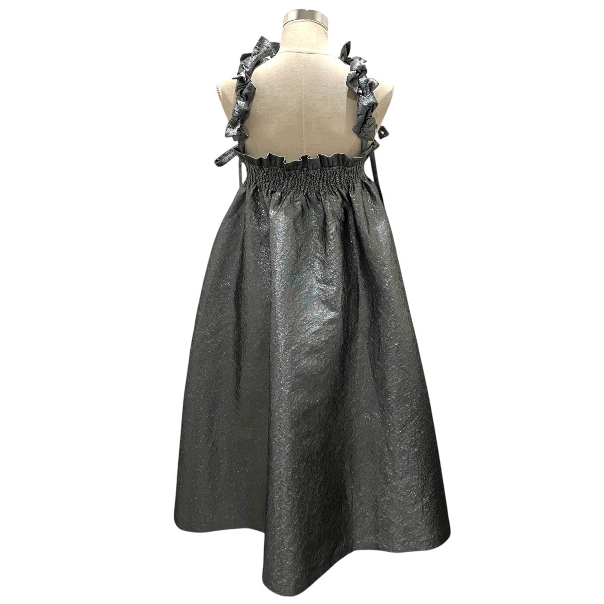 【MIMI RIBBON SKIRT】ジャガードワンピースB31-SK030GYF