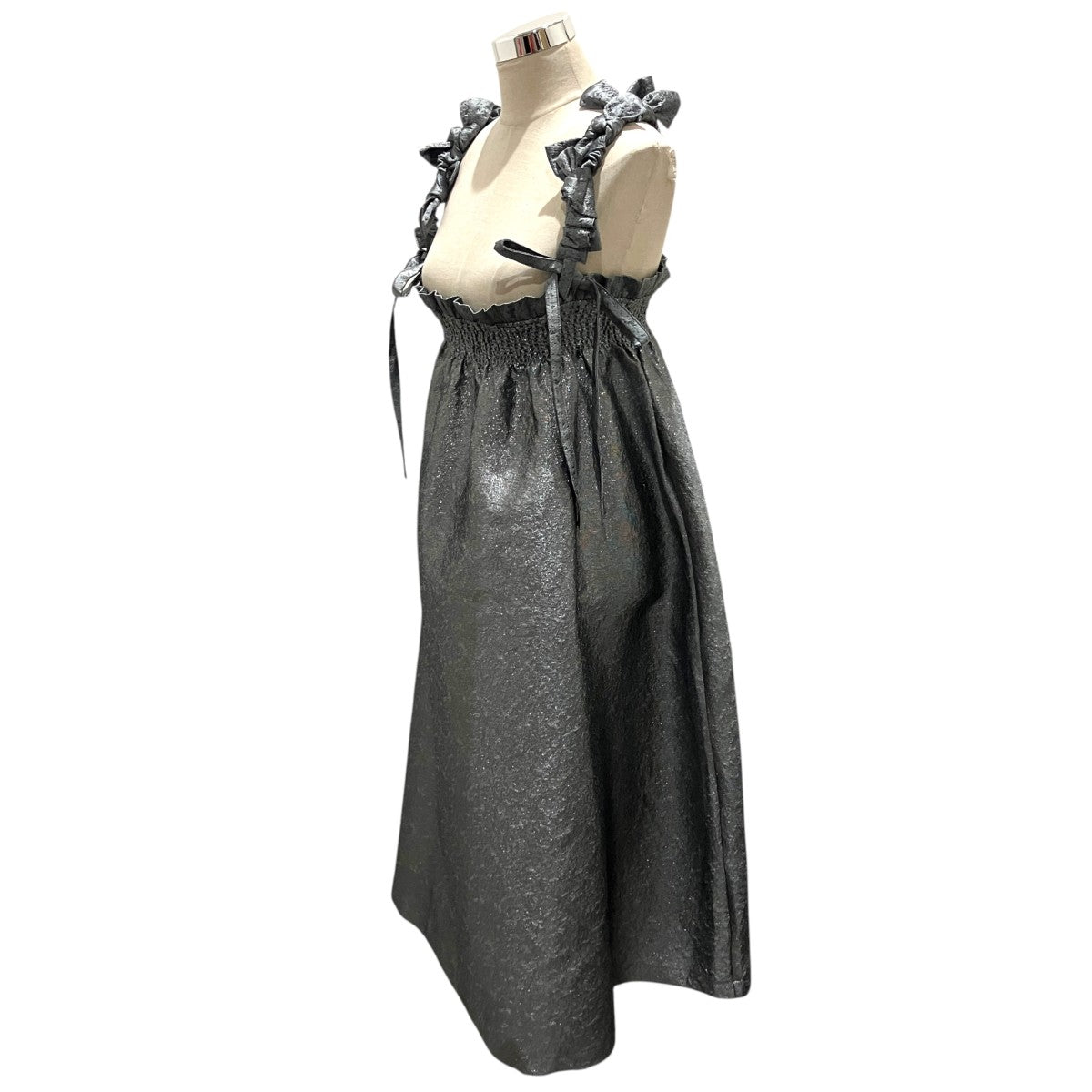 【MIMI RIBBON SKIRT】ジャガードワンピースB31-SK030GYF