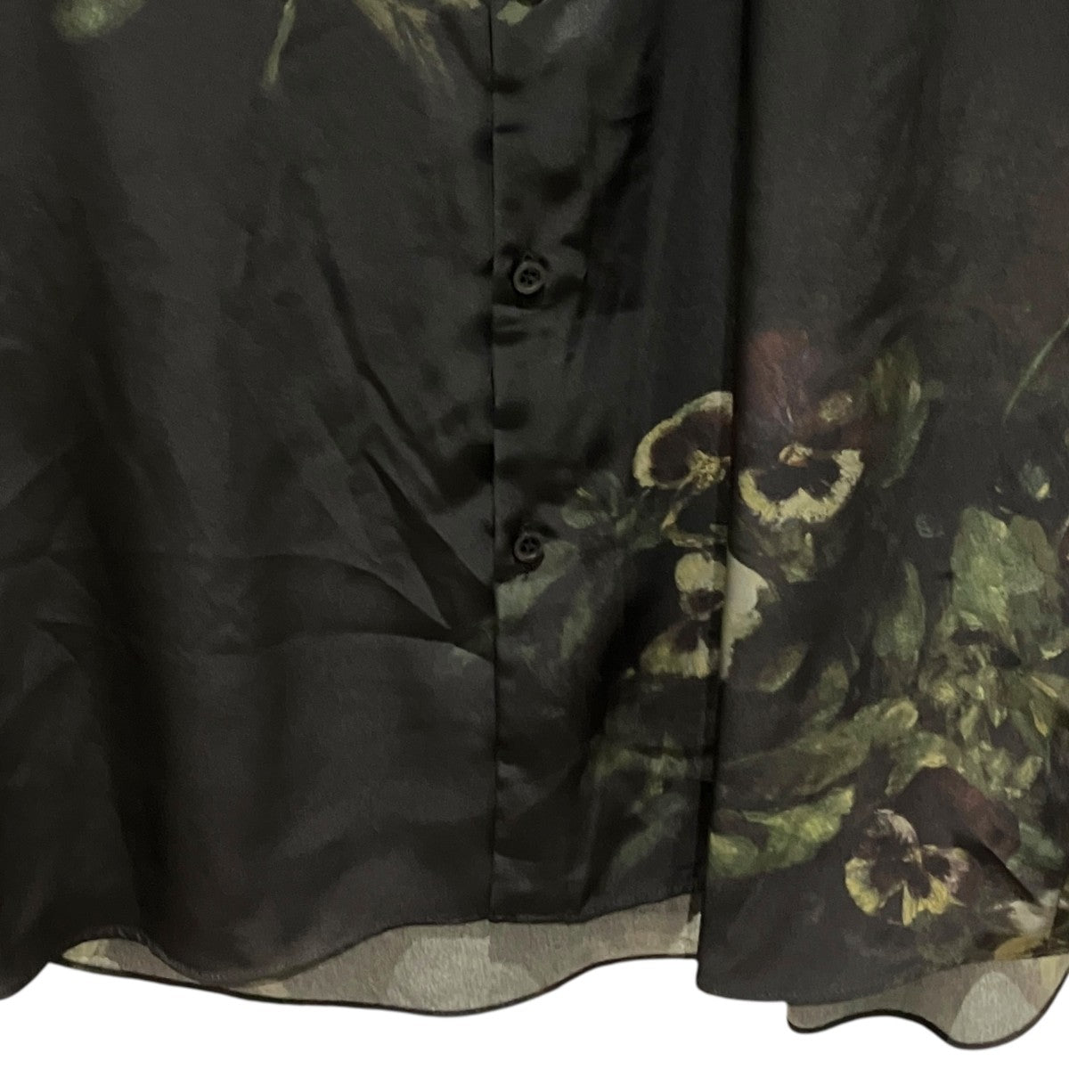 LAD MUSICIAN 24SS【DECHINE INKJET PANSY BIG SHIRT】プリントシャツ2124-143 古着・中古-4枚目のアイテム画像