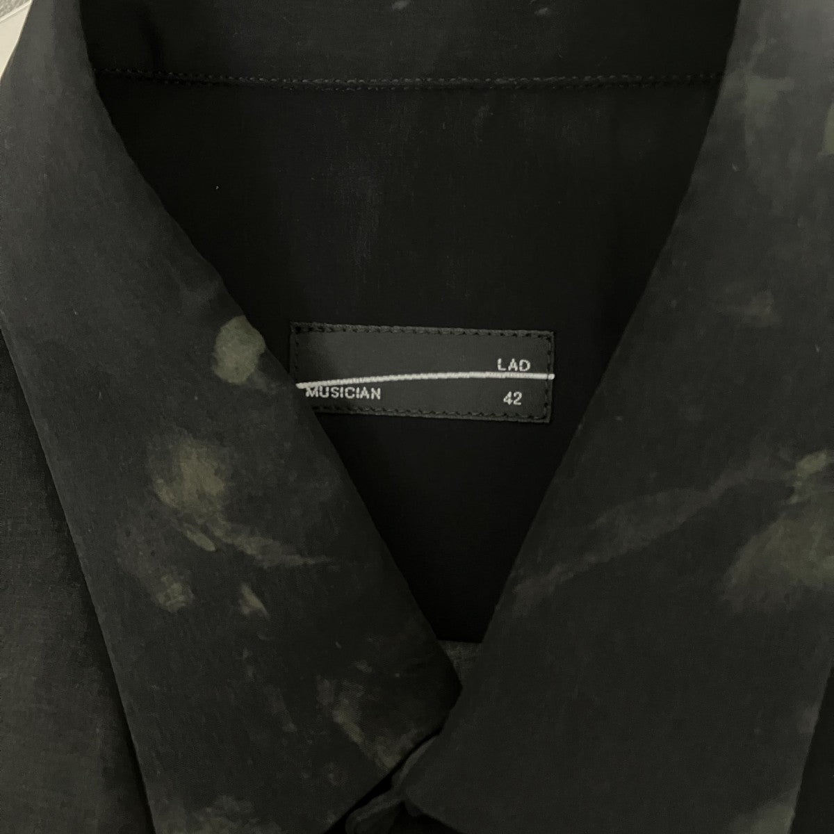 LAD MUSICIAN 24SS【DECHINE INKJET PANSY BIG SHIRT】プリントシャツ2124-143 古着・中古-6枚目のアイテム画像