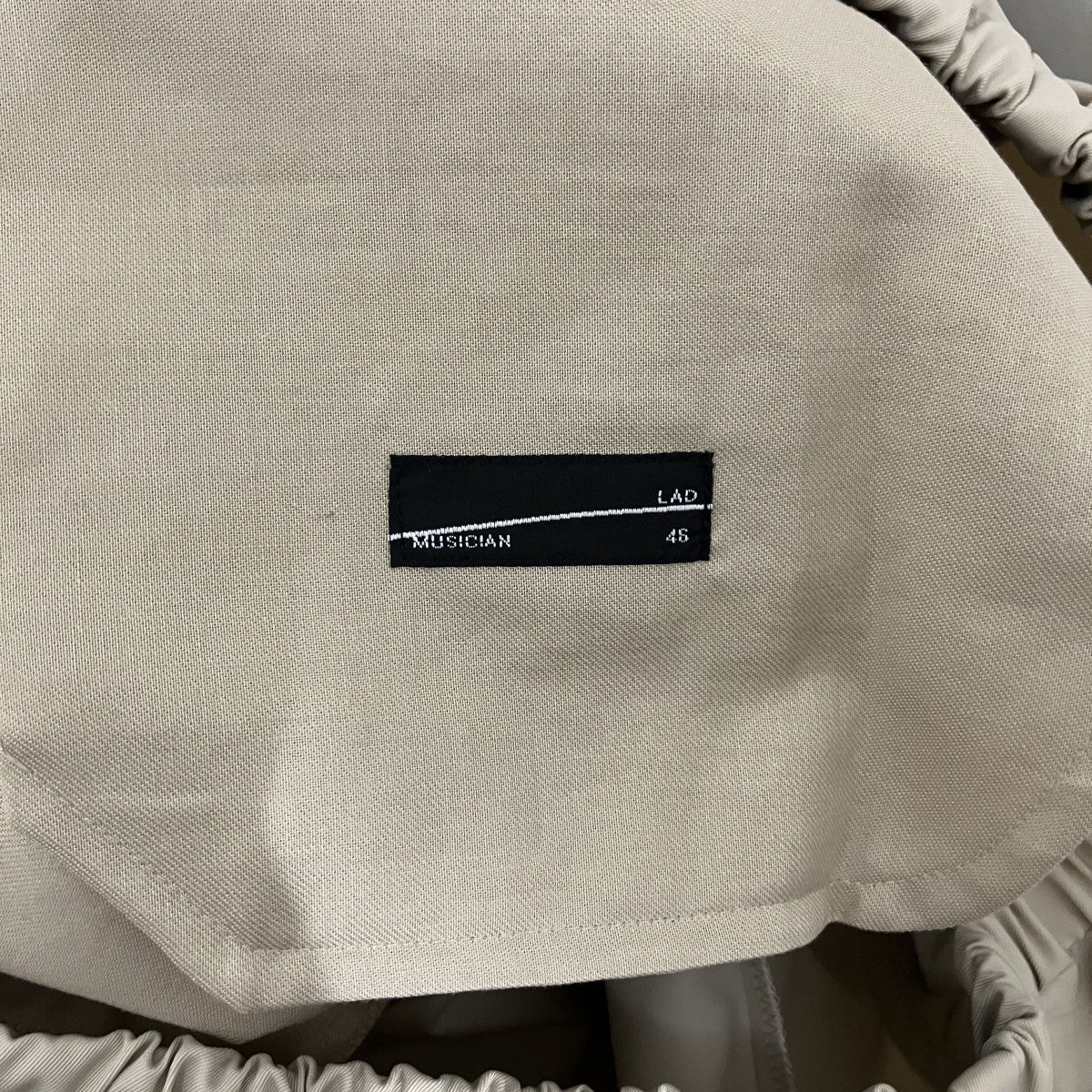 LAD MUSICIAN 25AW【SOLO TWILL OVER PANTS】ワイドパンツ2225-507 古着・中古-6枚目のアイテム画像