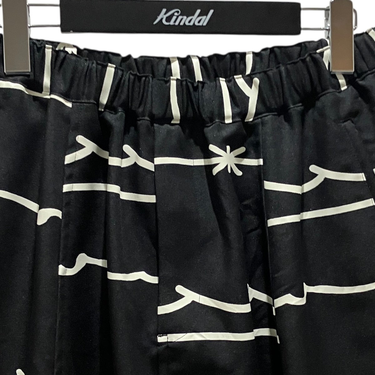 BLACK COMME des GARCONS 25AW【エステルツイルFILIP PAGOWSKI製品洗いパンツ】サルエルパンツ1P-P009 古着・中古-3枚目のアイテム画像