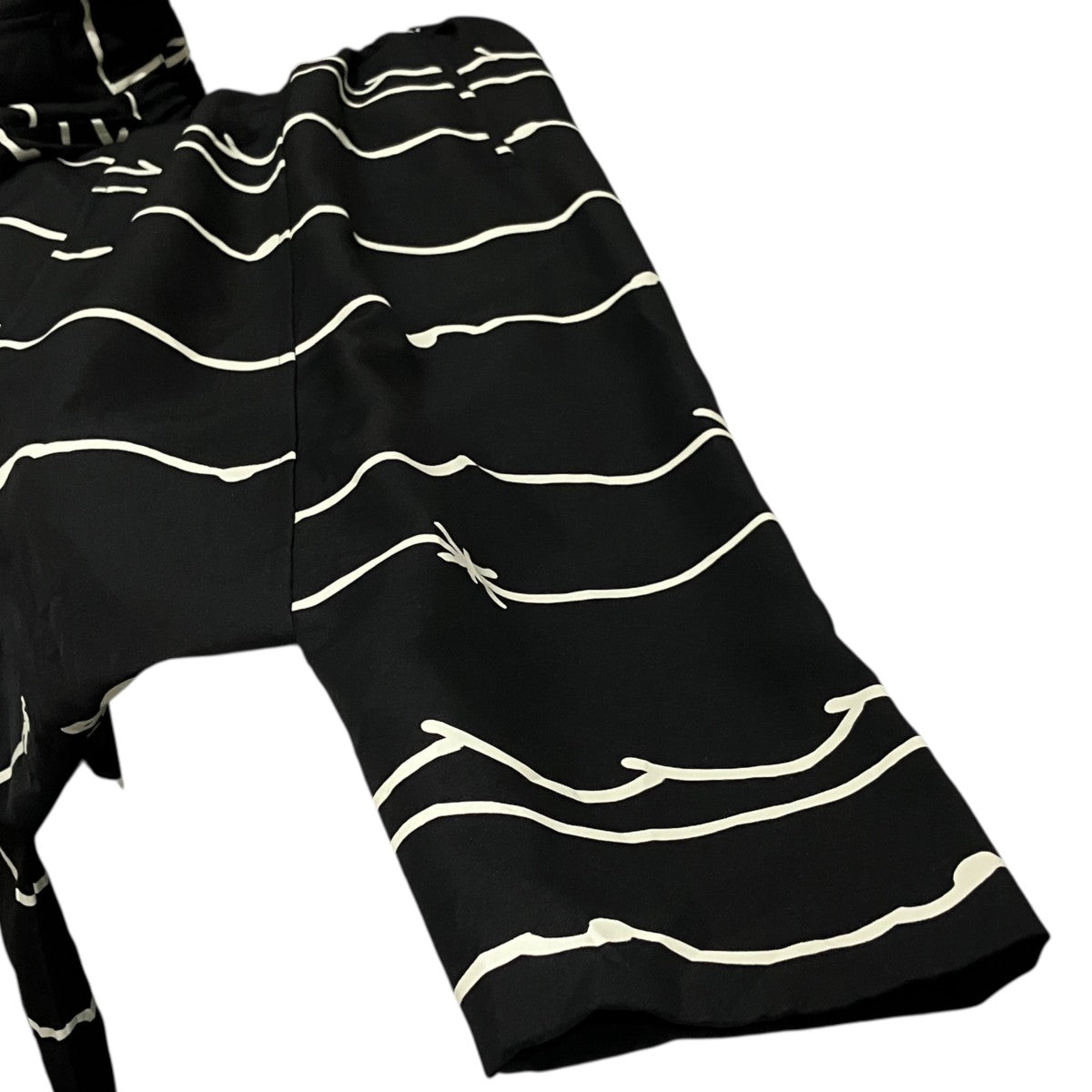 BLACK COMME des GARCONS 25AW【エステルツイルFILIP PAGOWSKI製品洗いパンツ】サルエルパンツ1P-P009 古着・中古-4枚目のアイテム画像