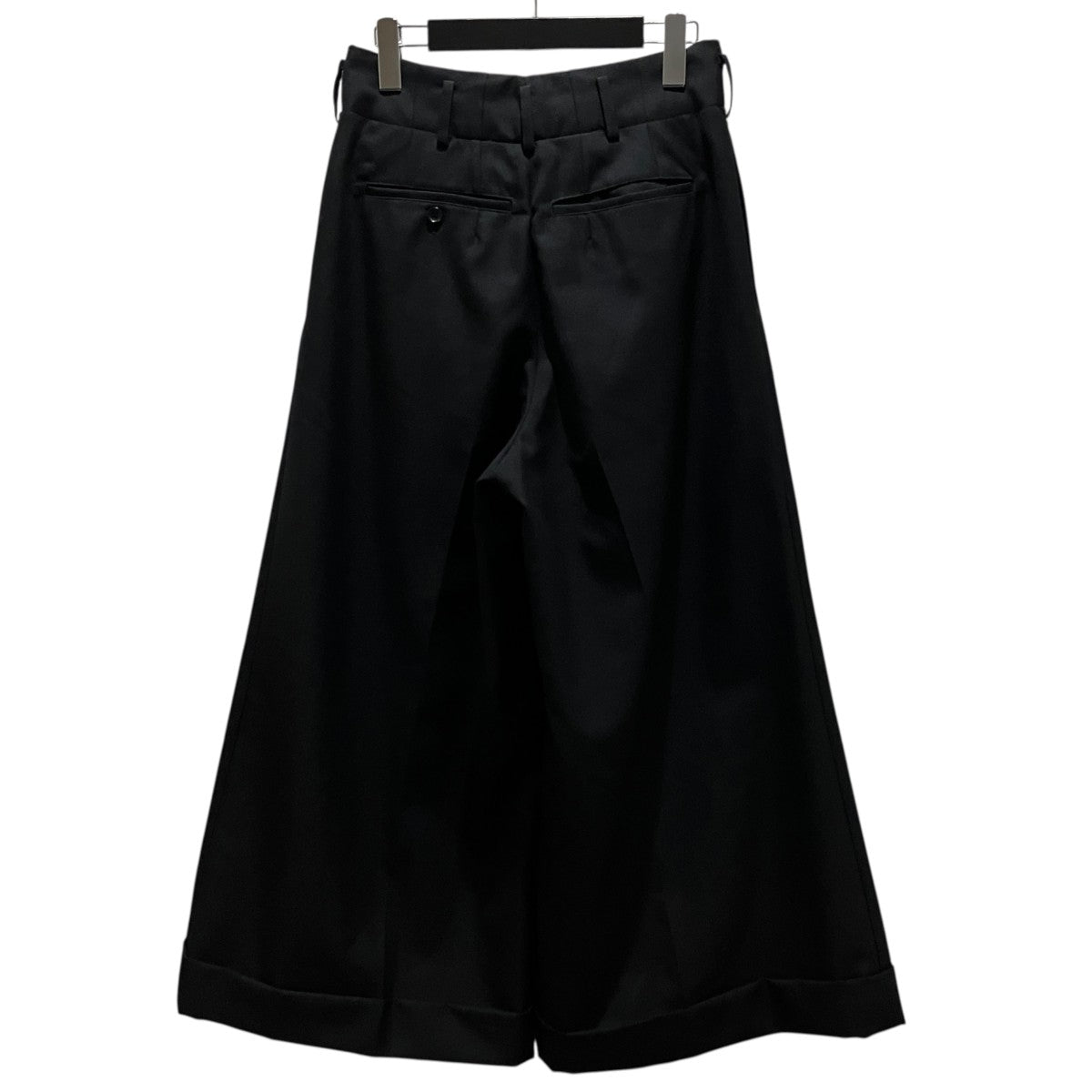 COMME des GARCONS 23SSウールエステル2タックワイドスラックスGK-P010 古着・中古-2枚目のアイテム画像