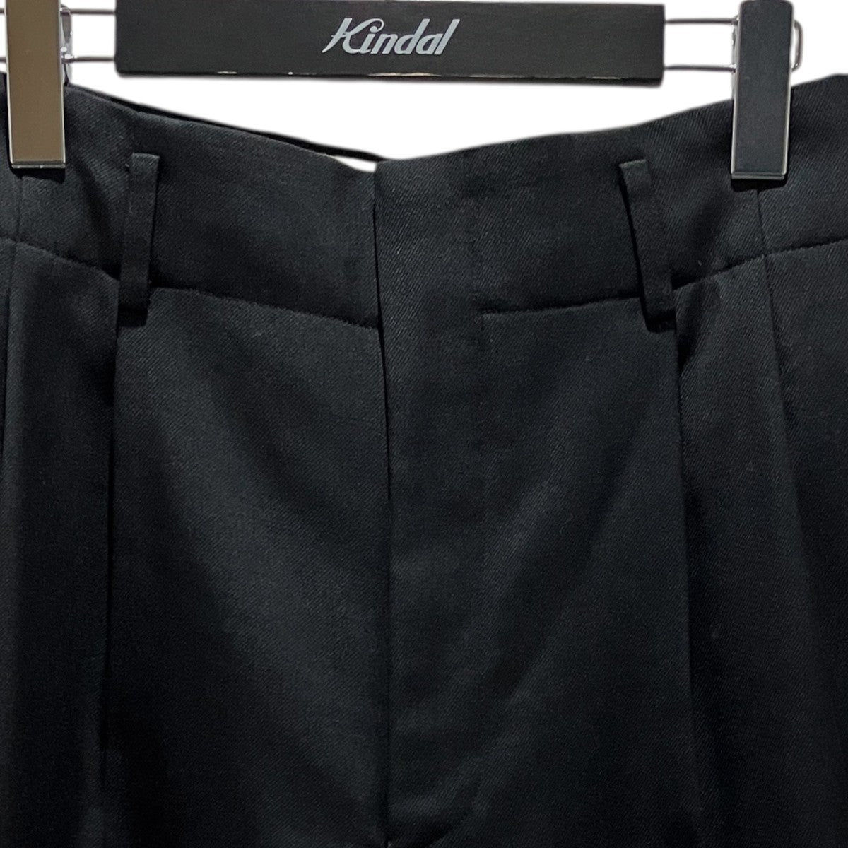 COMME des GARCONS 23SSウールエステル2タックワイドスラックスGK-P010 古着・中古-3枚目のアイテム画像