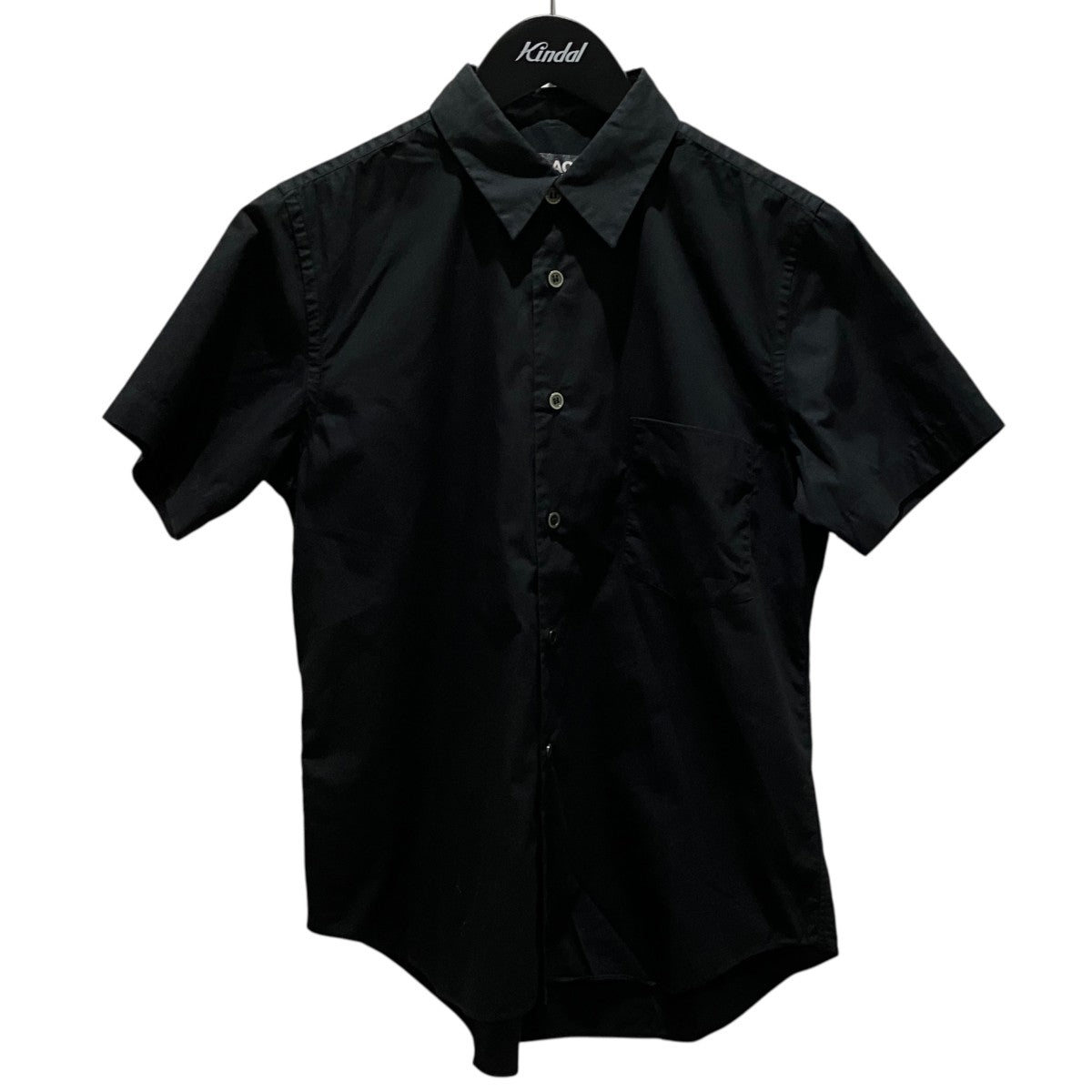 BLACK COMME des GARCONS 綿ブロード半袖シャツ1S-B017 古着・中古-1枚目のアイテム画像