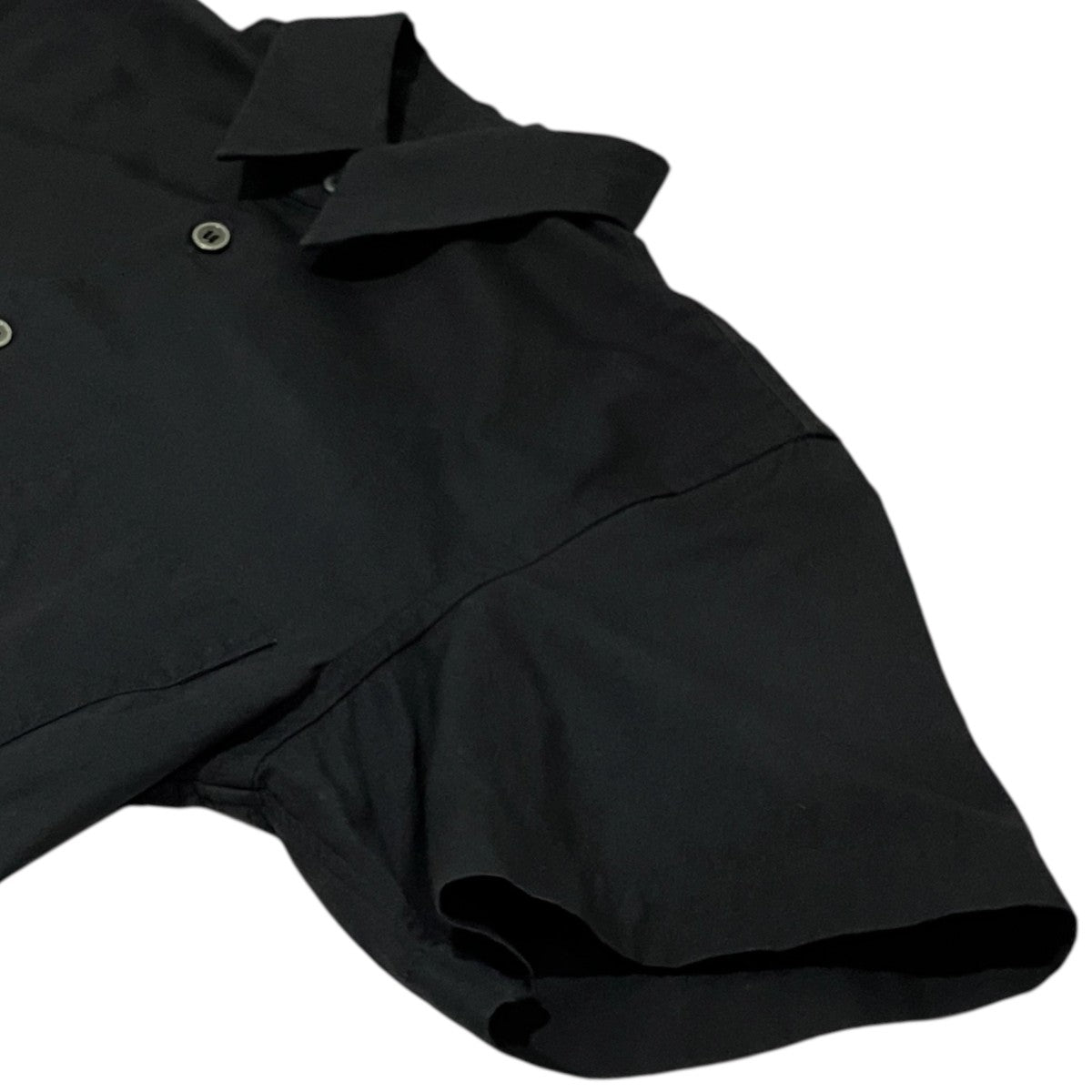 BLACK COMME des GARCONS 綿ブロード半袖シャツ1S-B017 古着・中古-5枚目のアイテム画像