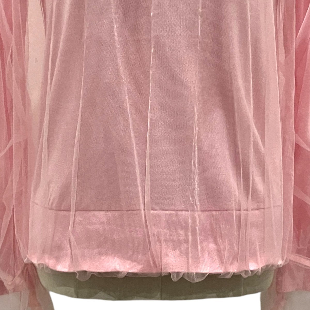 noir kei ninomiya 21SSチュールレイヤードリボンギャザーニット3G-N001 古着・中古-5枚目のアイテム画像