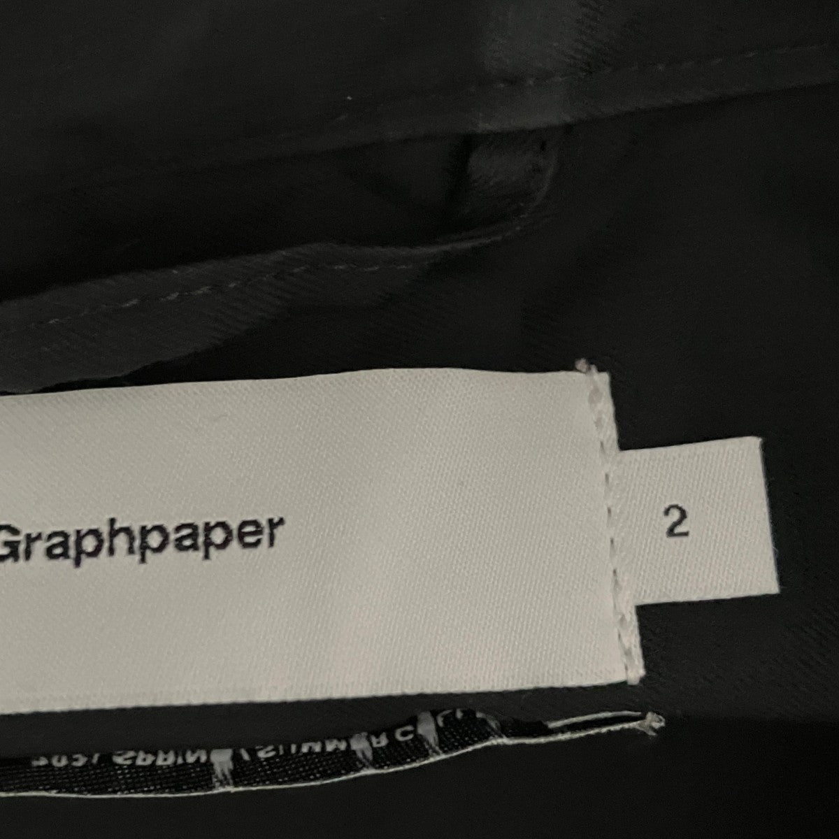 Graphpaper 21SS【 Cupro Military Jacket 】シャツジャケットGM211-30054 古着・中古-6枚目のアイテム画像