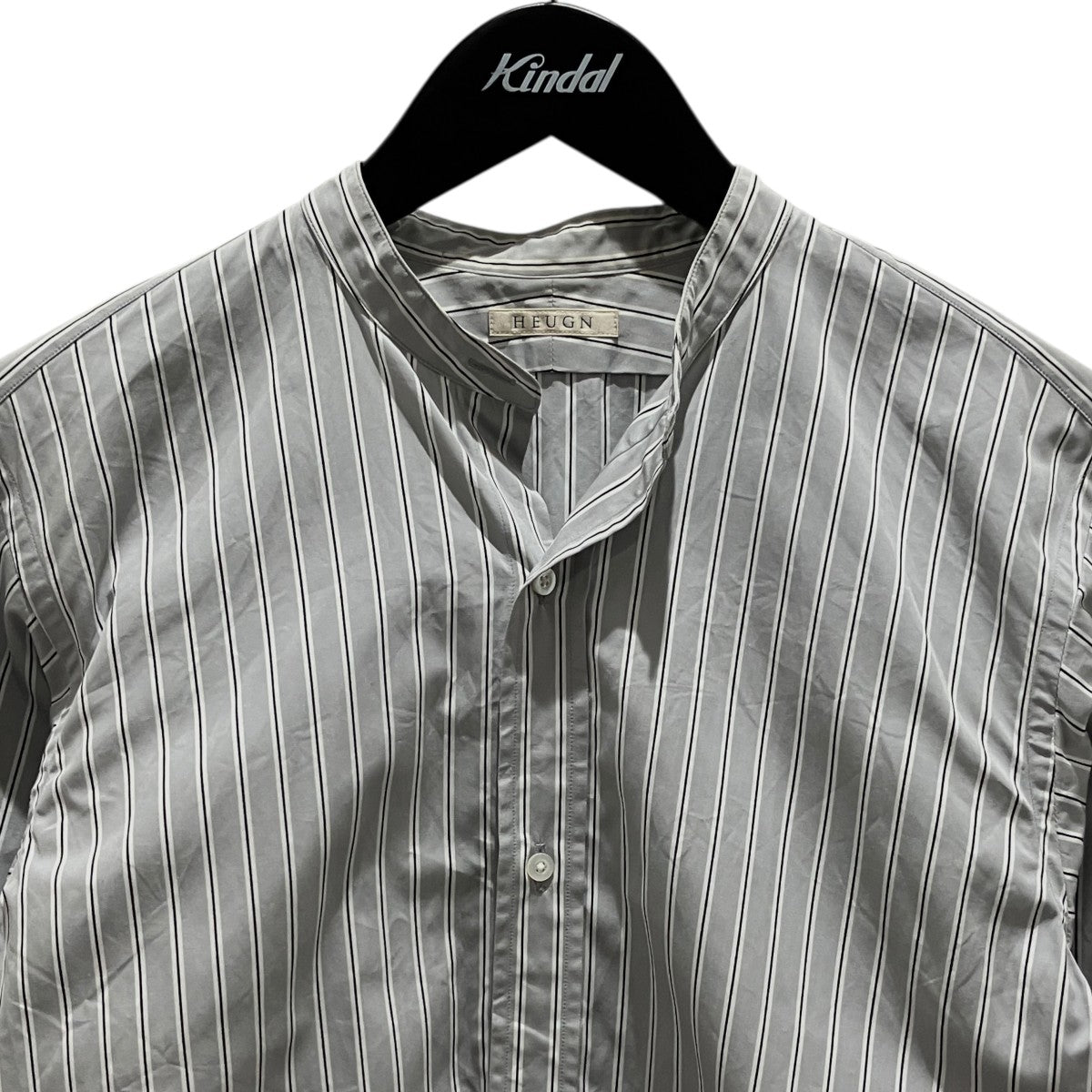 HEUGN バンドカラーシャツSHIRT064 古着・中古-3枚目のアイテム画像