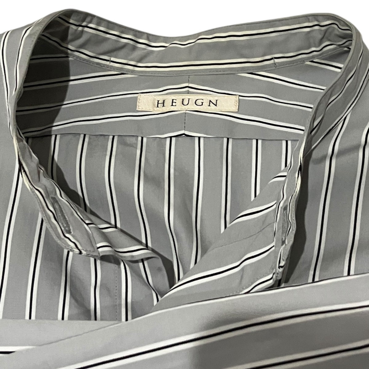 HEUGN バンドカラーシャツSHIRT064 古着・中古-6枚目のアイテム画像
