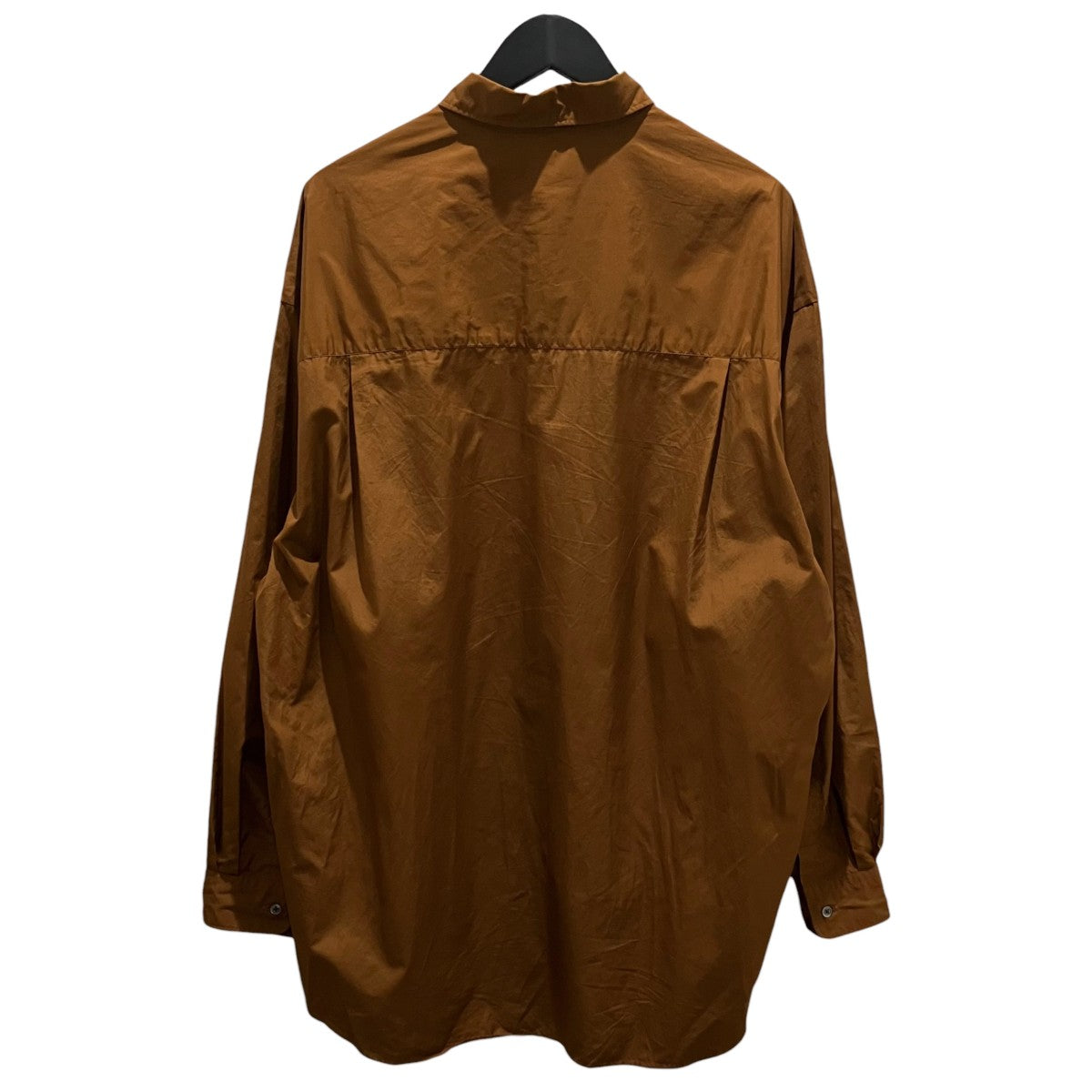 Graphpaper 【Broad Oversized L／S Regular Collar Shirt】長袖シャツGM213-50110B 古着・中古-2枚目のアイテム画像
