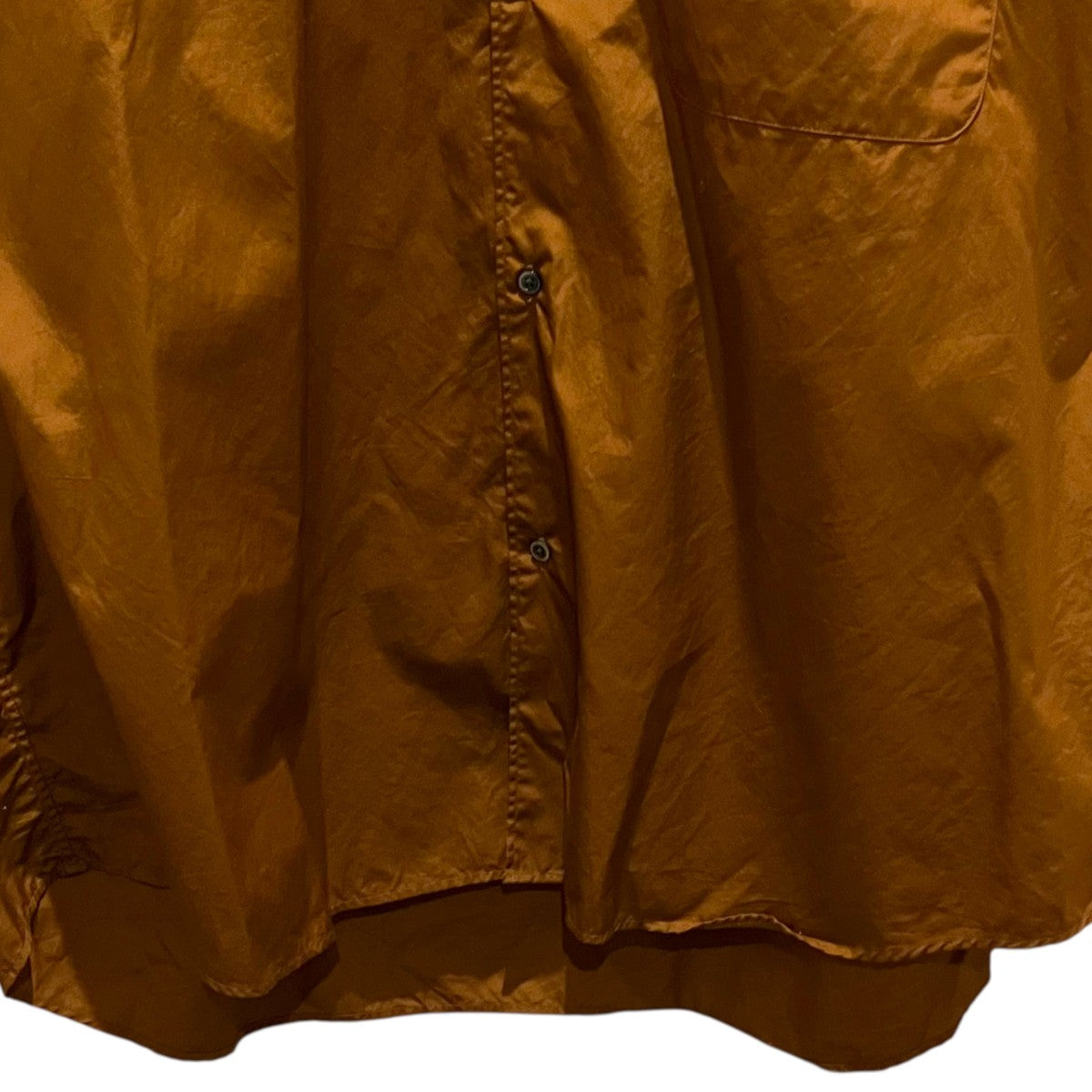 Graphpaper 【Broad Oversized L／S Regular Collar Shirt】長袖シャツGM213-50110B 古着・中古-4枚目のアイテム画像