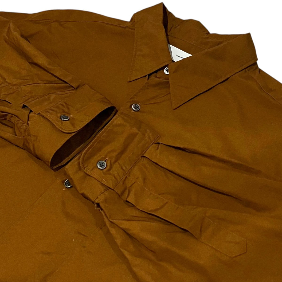 Graphpaper 【Broad Oversized L／S Regular Collar Shirt】長袖シャツGM213-50110B 古着・中古-5枚目のアイテム画像