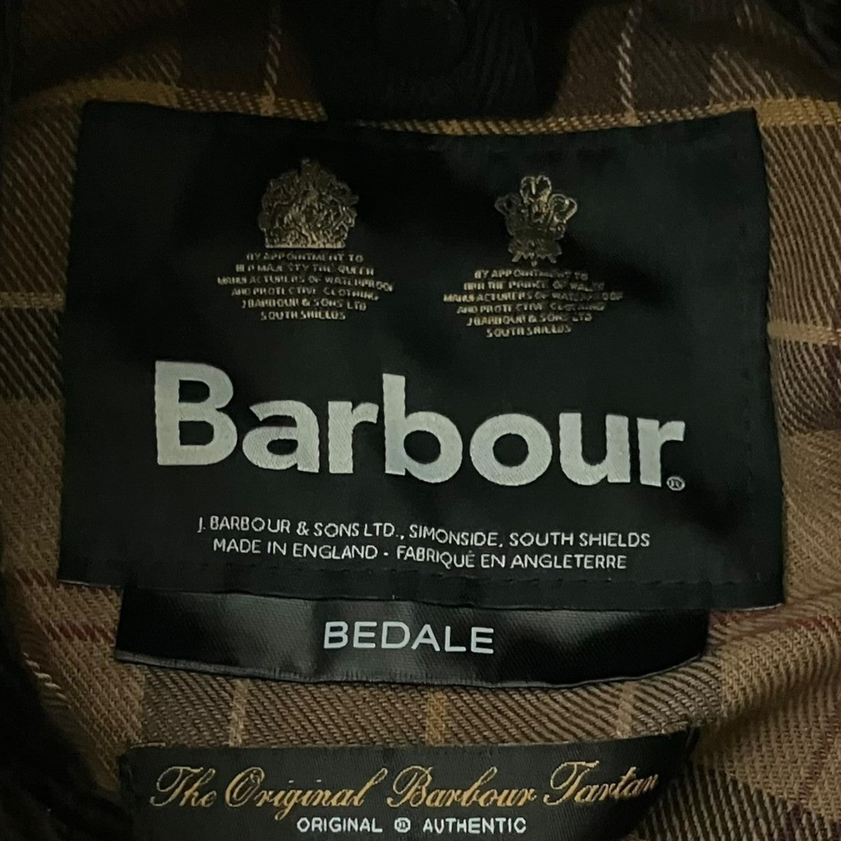 Barbour 23AW【BEDALE】オイルドジャケット232MWX018 古着・中古-8枚目のアイテム画像