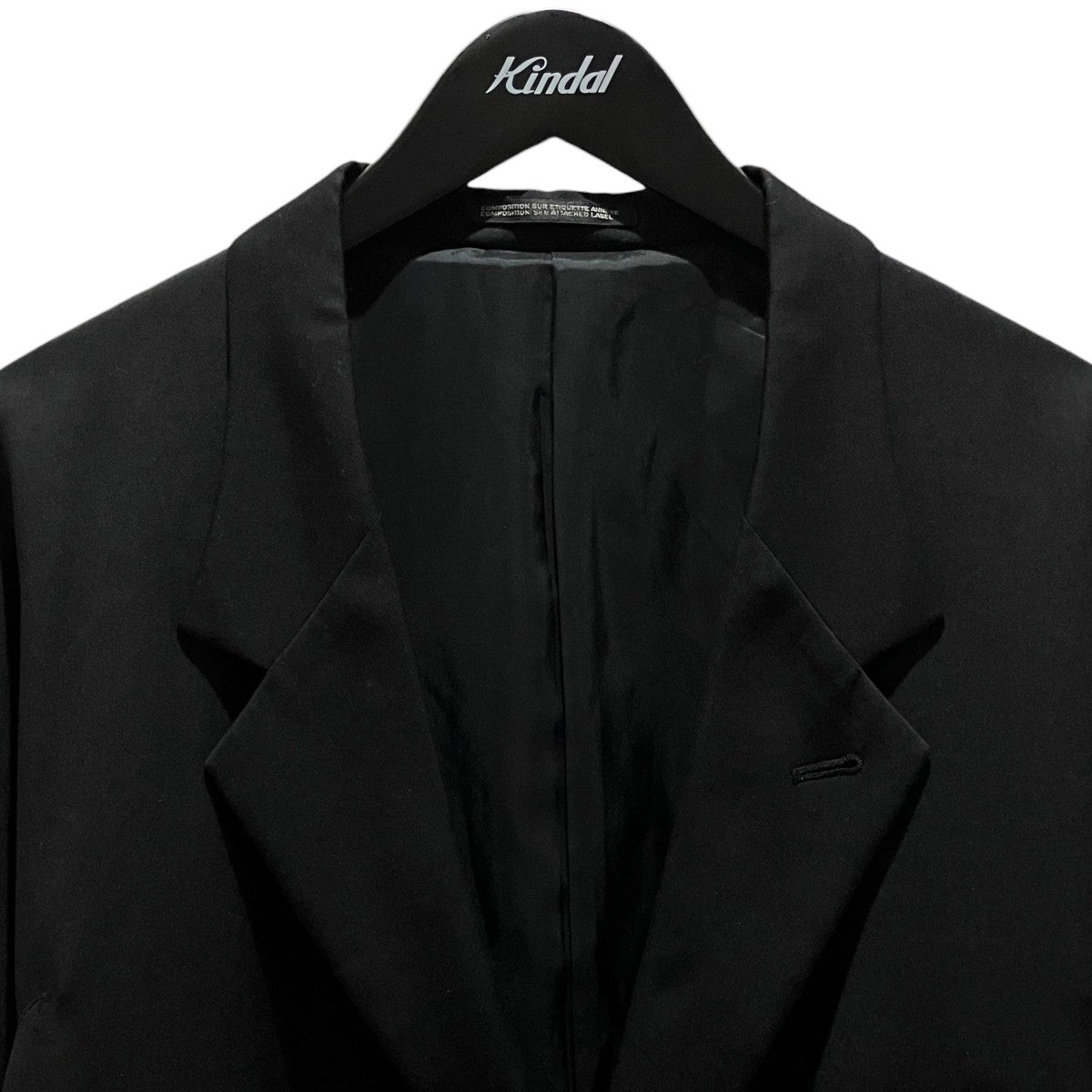 Yohji Yamamoto pour homme 24SSラグランスリーブテーラードジャケットHS-J46-100 古着・中古-3枚目のアイテム画像