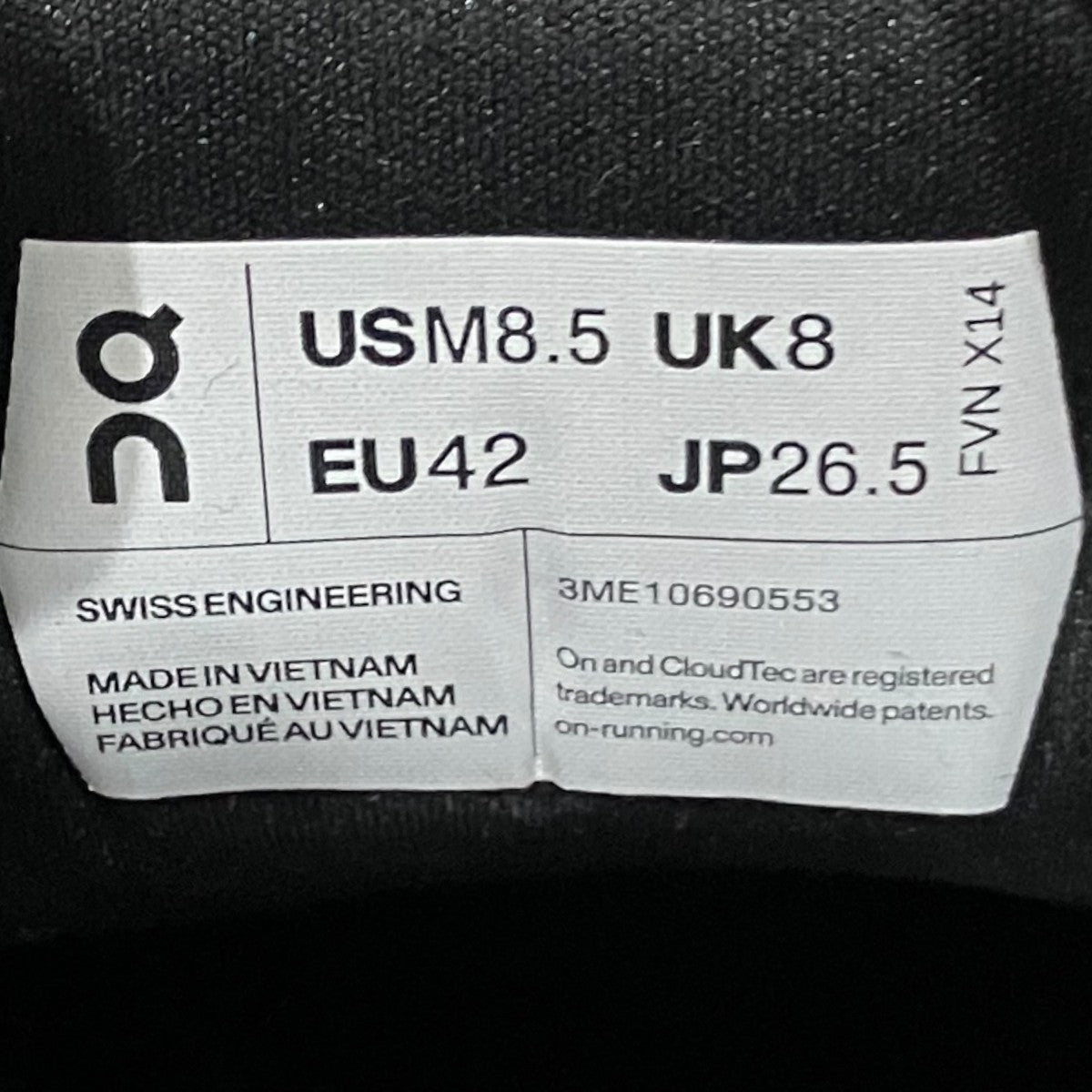 LOEWE×On 【CLOUDTILT 2．0】ローカットスニーカーFVN X14 古着・中古-9枚目のアイテム画像