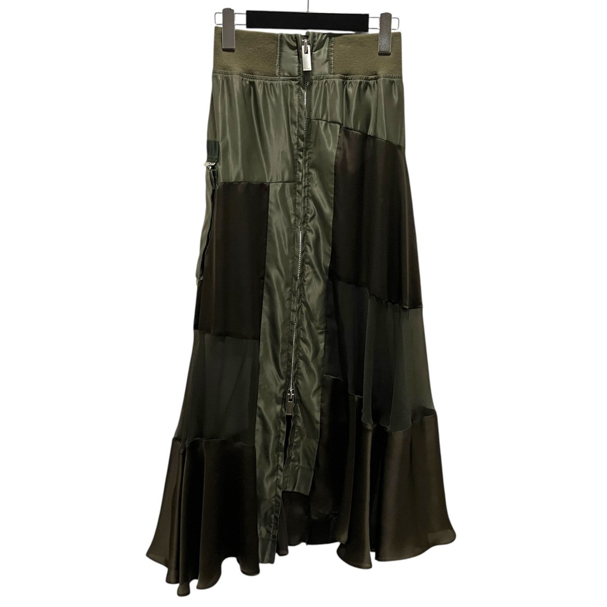 sacai パッチワークロングスカート20-05316 古着・中古-2枚目のアイテム画像