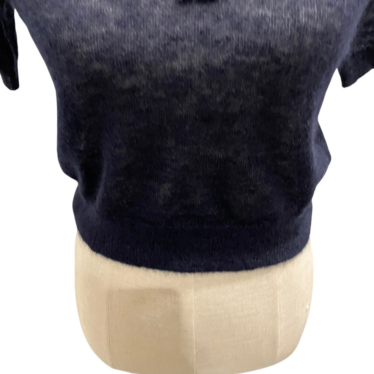AURALEE 25AW【KID MOHAIR SHEER KNIT POLOSHIRTS】ニットポロシャツA25SP05FG 古着・中古-4枚目のアイテム画像