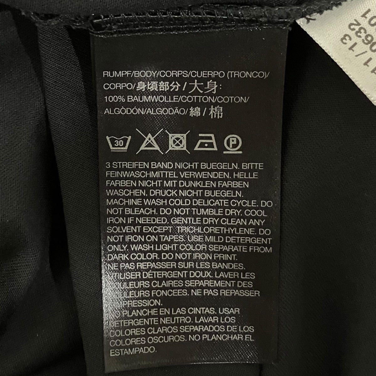 Y-3 バック3ラインカットソーF90632 古着・中古-8枚目のアイテム画像