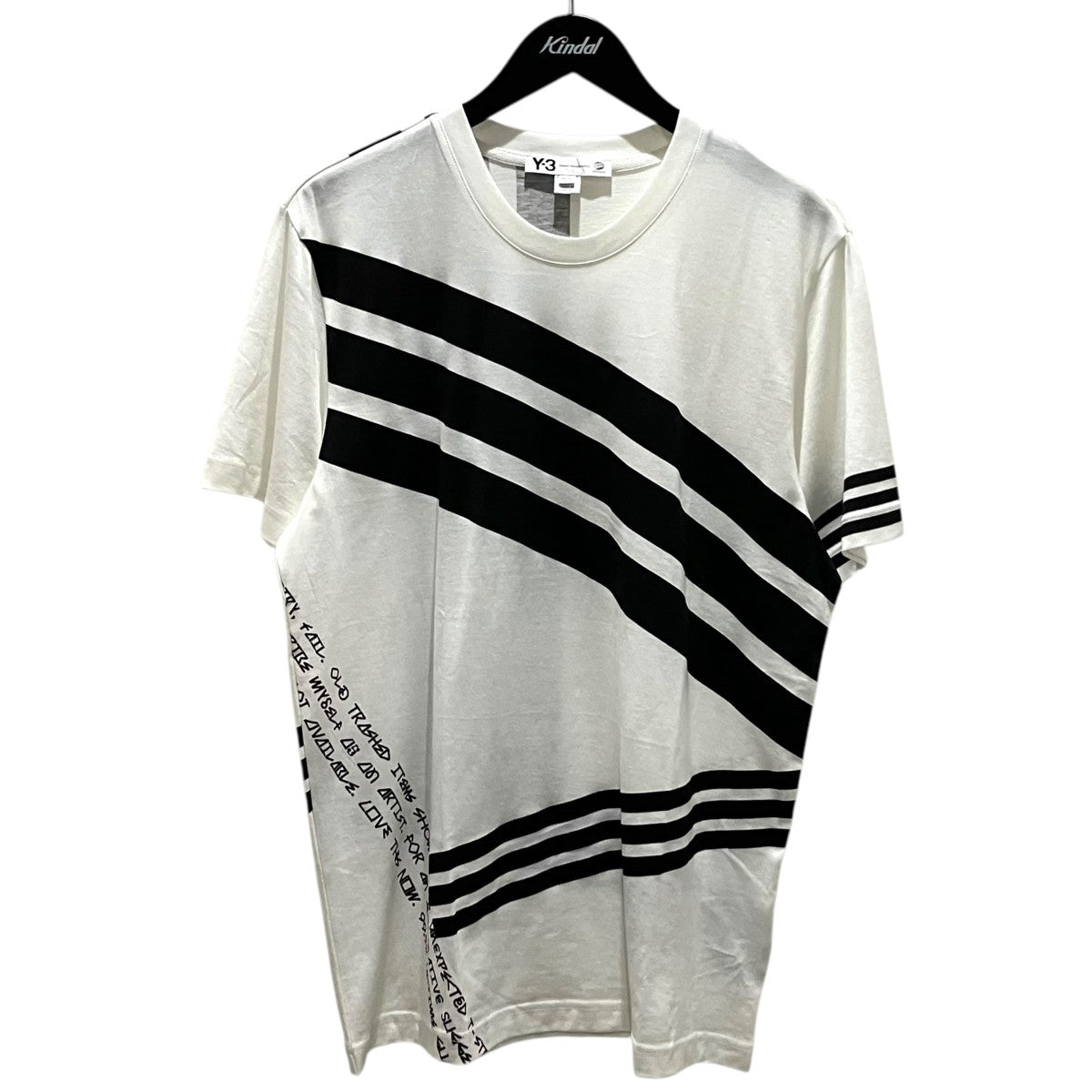 Y-3 ストライプTシャツM34511 古着・中古-1枚目のアイテム画像