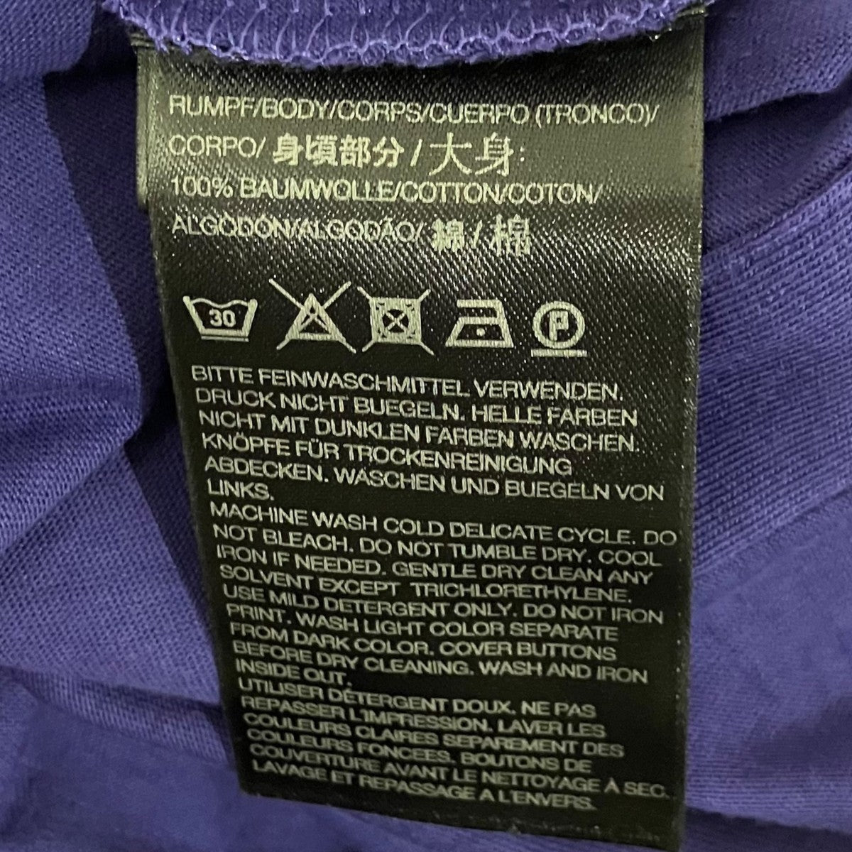 Y-3 ボタンデザインカットソーF90522 古着・中古-7枚目のアイテム画像