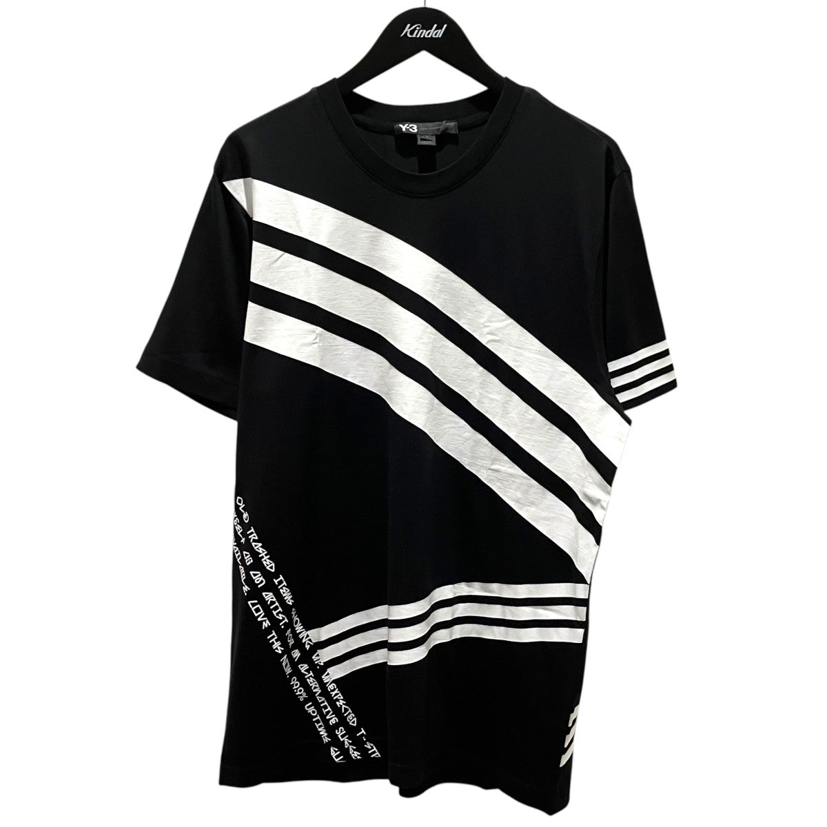 Y-3 ストライプTシャツM34512 古着・中古-1枚目のアイテム画像