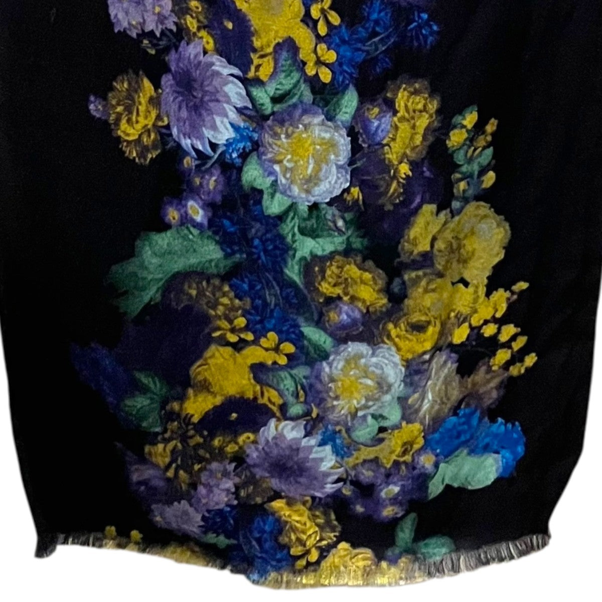 DRIES VAN NOTEN 花柄ストール 古着・中古-4枚目のアイテム画像