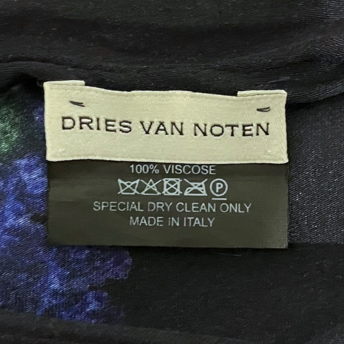 DRIES VAN NOTEN 花柄ストール 古着・中古-7枚目のアイテム画像