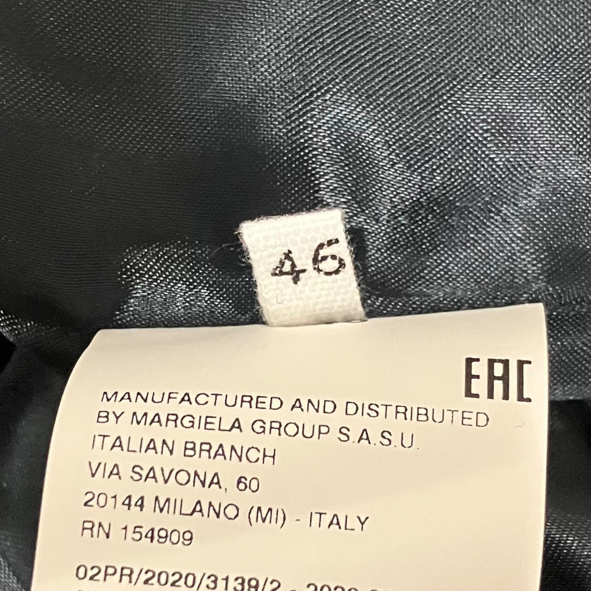 Maison Margiela 20AWキュロットS30MU0058 古着・中古-6枚目のアイテム画像