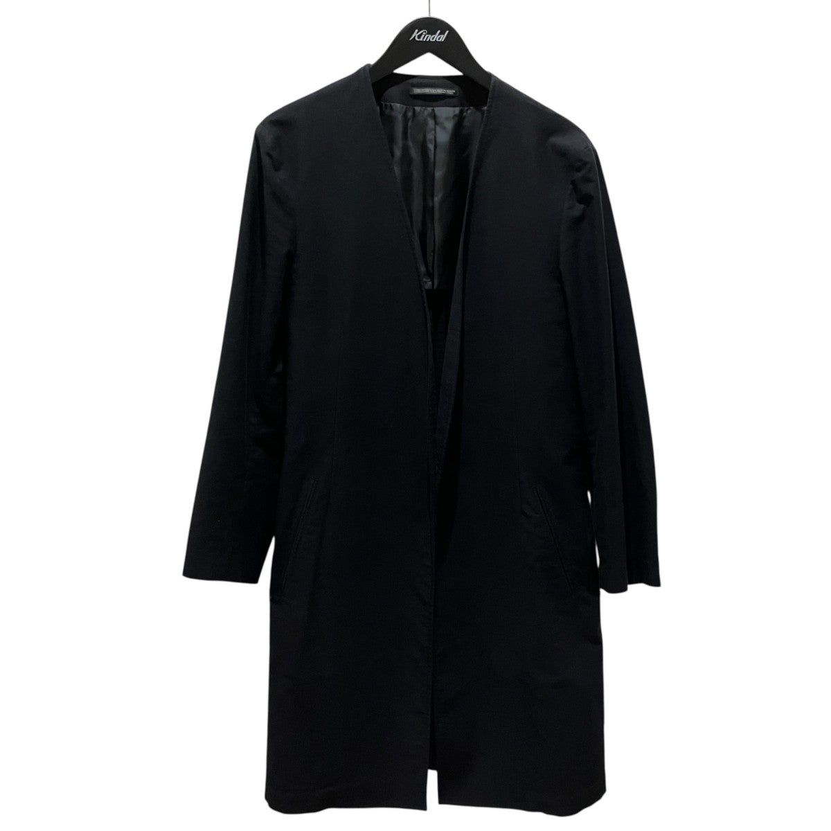 Yohji Yamamoto pour homme 20SSコットンツイルノーカラージャケットHN-J06-002 古着・中古-1枚目のアイテム画像
