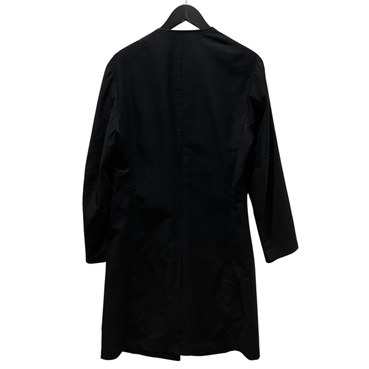 Yohji Yamamoto pour homme 20SSコットンツイルノーカラージャケットHN-J06-002 古着・中古-2枚目のアイテム画像