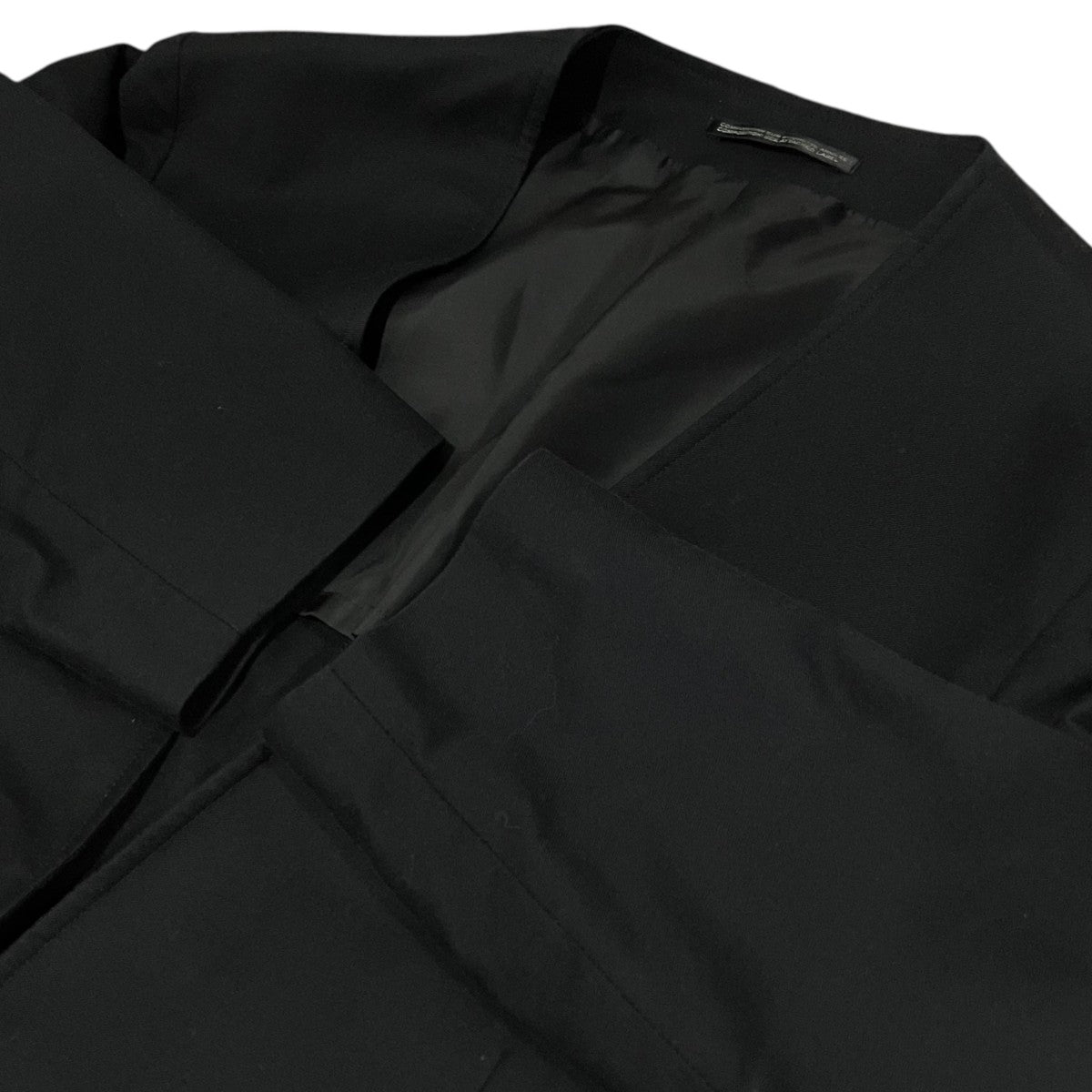 Yohji Yamamoto pour homme 20SSコットンツイルノーカラージャケットHN-J06-002 古着・中古-5枚目のアイテム画像