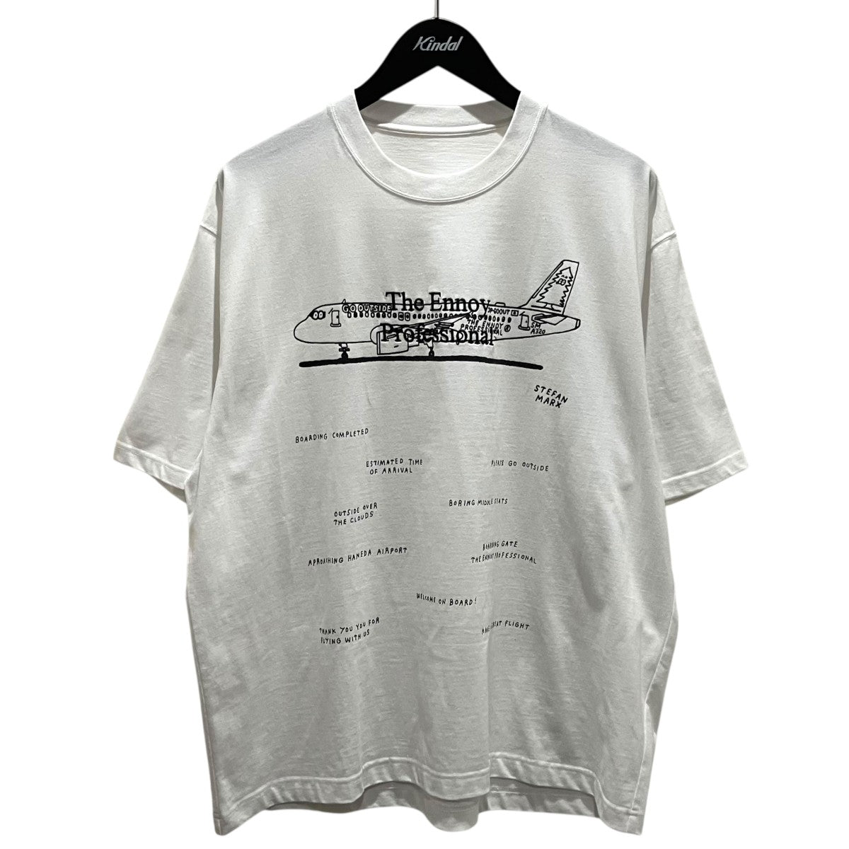 ENNOY 23AW【Stefan Marx T-Shirt】プリントTシャツAW23BRENCT03NTL 古着・中古-1枚目のアイテム画像