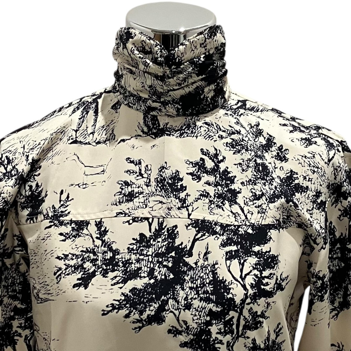 JOHN 【French Scenic Printed Dress】長袖総柄ワンピースJNR202001 古着・中古-4枚目のアイテム画像