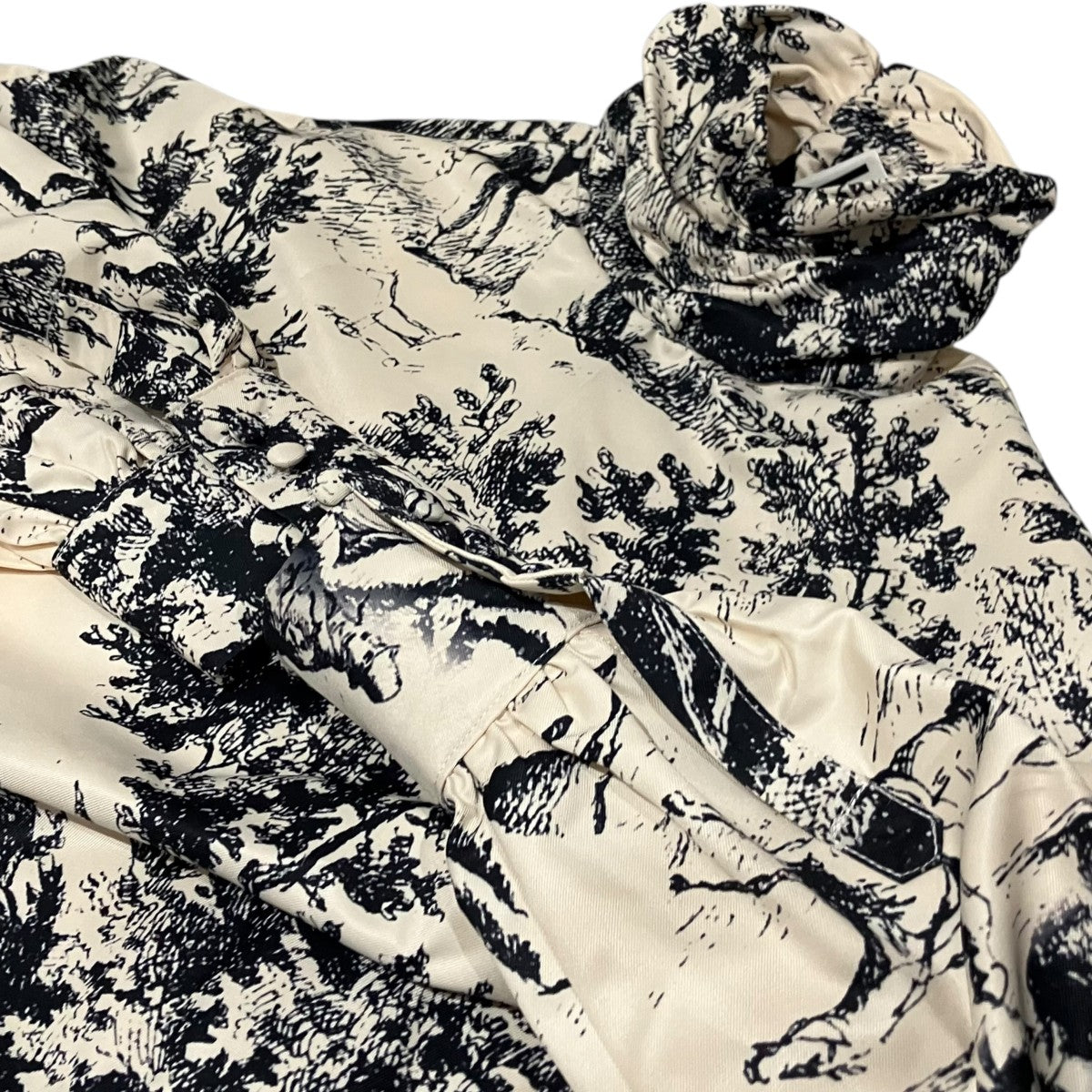 JOHN 【French Scenic Printed Dress】長袖総柄ワンピースJNR202001 古着・中古-6枚目のアイテム画像