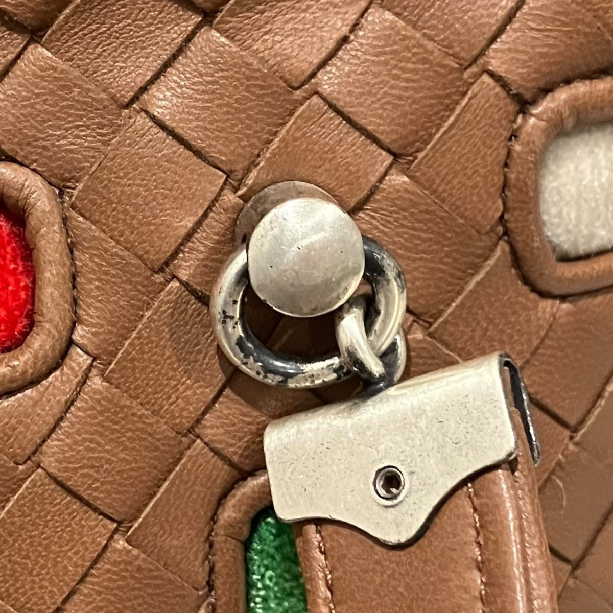 BOTTEGA VENETA イントレチャートハンドバッグ 古着・中古-8枚目のアイテム画像