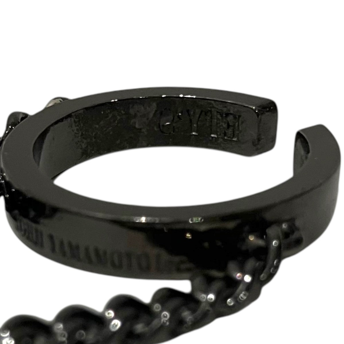YOHJI YAMAMOTO 【BRASS CHAIN EAR CUFF CHAIN RING】リング 古着・中古-6枚目のアイテム画像