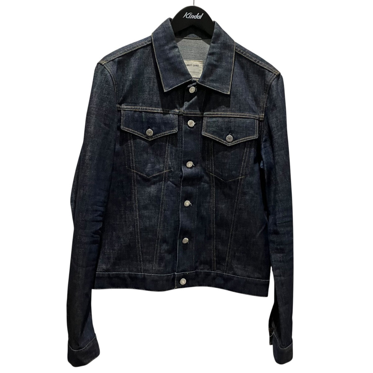 HELMUT LANG 【TREATED RAW DENIM 2 POCKET】デニムジャケット 古着・中古-1枚目のアイテム画像