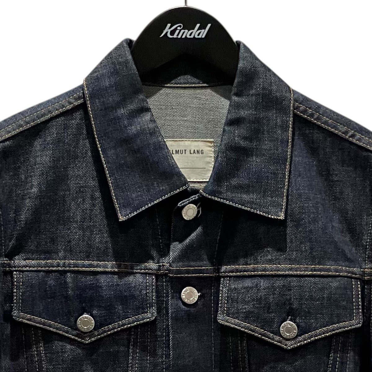 HELMUT LANG 【TREATED RAW DENIM 2 POCKET】デニムジャケット 古着・中古-3枚目のアイテム画像