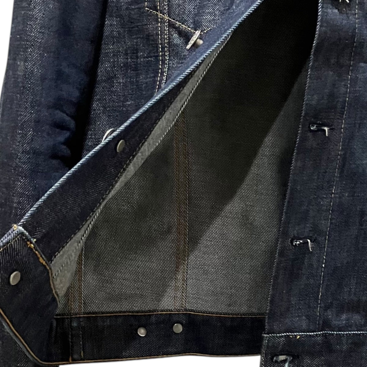 HELMUT LANG 【TREATED RAW DENIM 2 POCKET】デニムジャケット 古着・中古-4枚目のアイテム画像