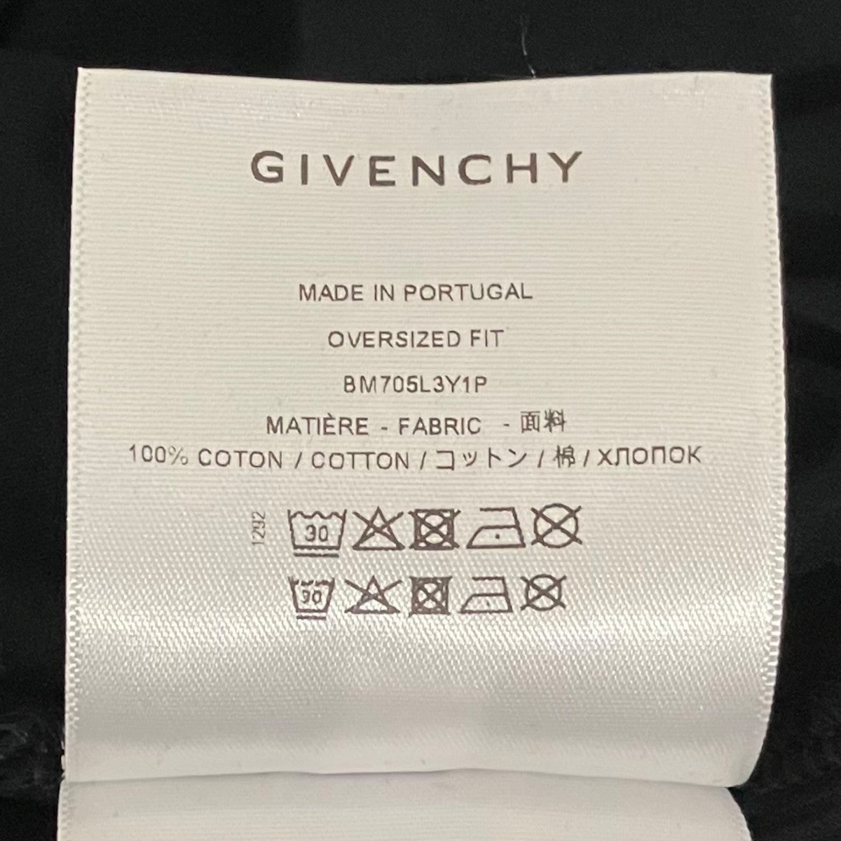 GIVENCHY ロットワイラーTシャツBM705L3Y1P 古着・中古-7枚目のアイテム画像