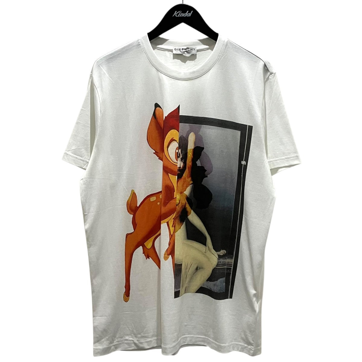 GIVENCHY バンビプリントTシャツBW700D304U 古着・中古-1枚目のアイテム画像